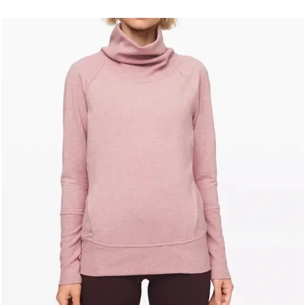 Lululemon Athletica High Lines pullover cowl neck.